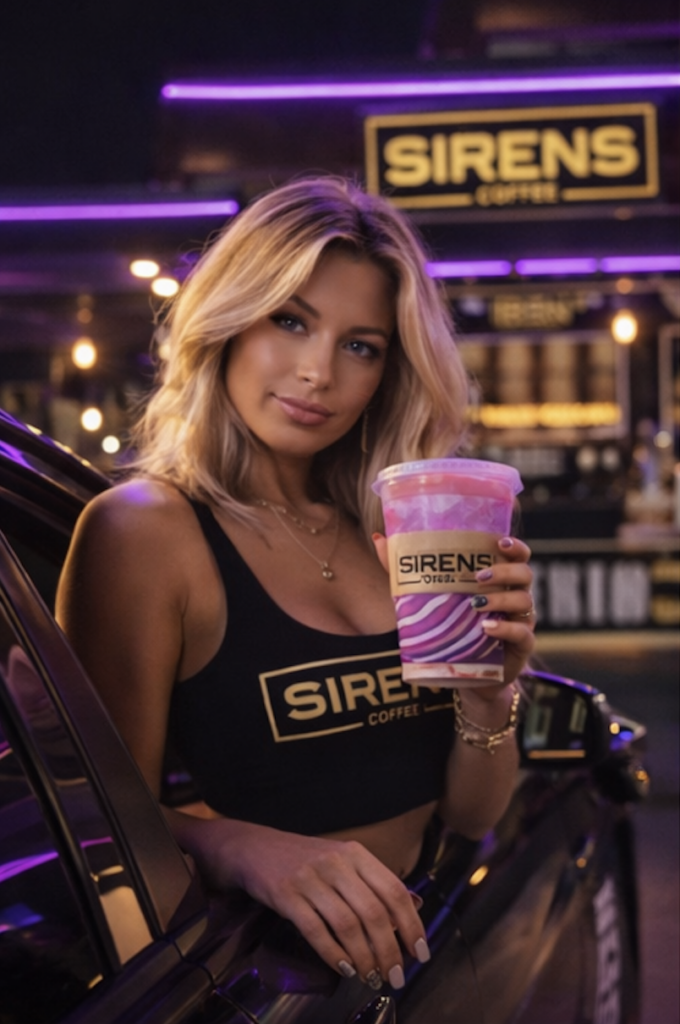 sirens-coffee-girl-car-window sirens coffee girl car window